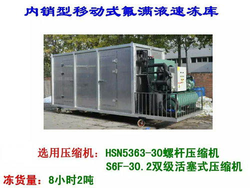 移動(dòng)式速凍庫
